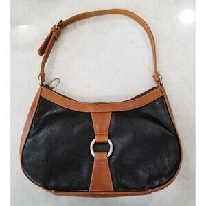 Charter Club 2 tone Faux leather shoulder bag